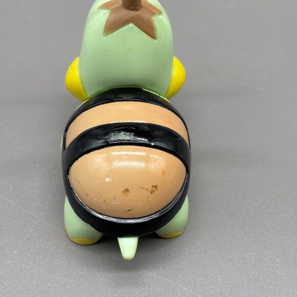 Turtwig Pokemon Figure 2007 Jakks Pacific Vinyl Toy Gen 4 Diamond Pearl Series - Picture 3 of 8